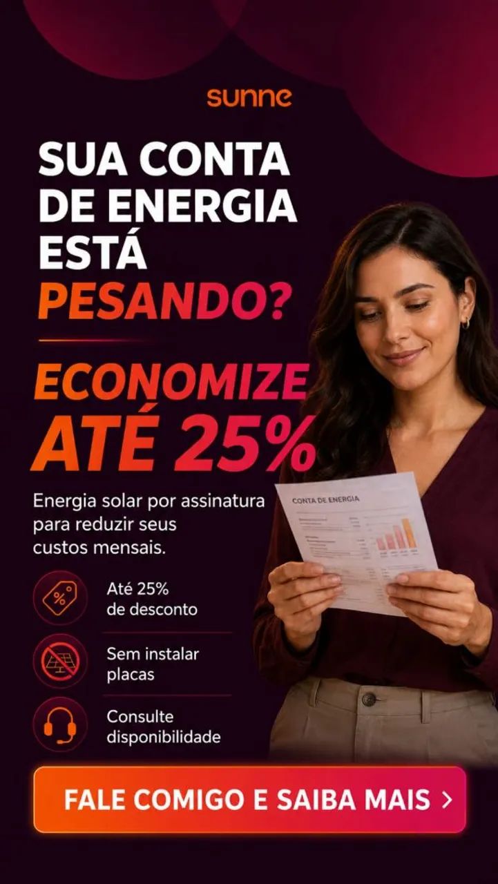 Energia por assinatura, desconto na sua conta de até 24%