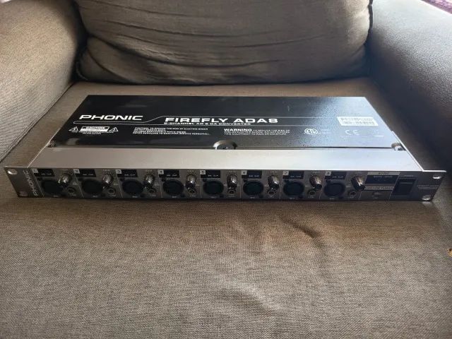 Pré Amplificador e conversor AD/DA Phonic Firefly ADA8 - Foto 4