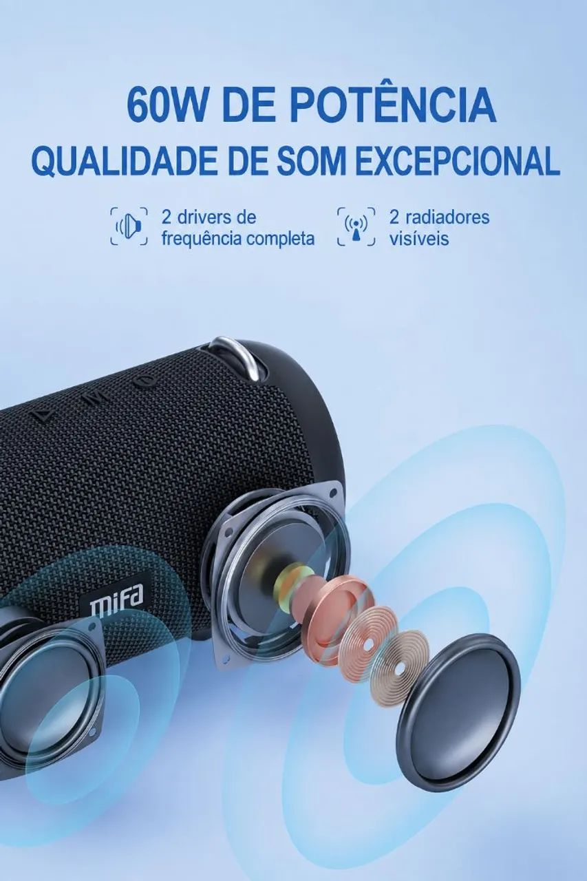 CAIXA DE SOM MIFA A90 - NOVA LACRADA - Foto 5