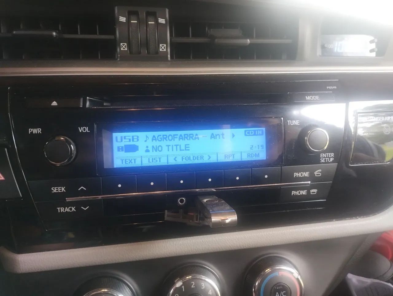 Multimídia original Corolla 2015