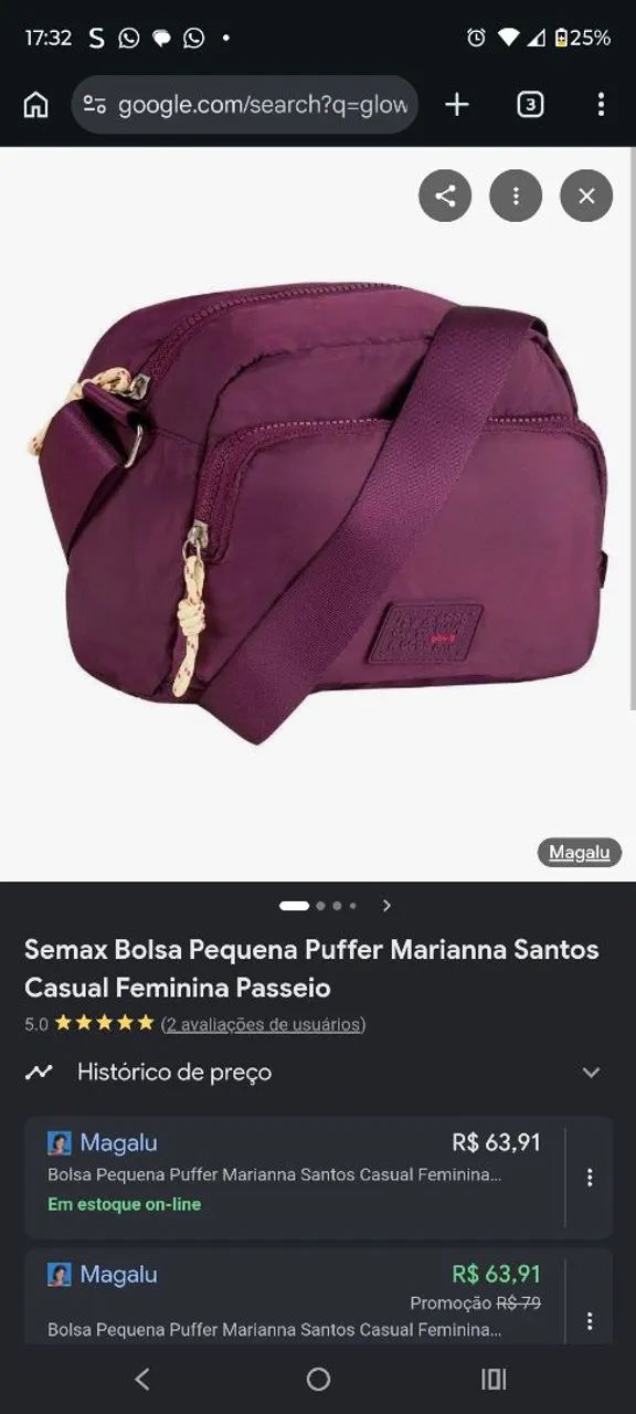 Bolsa Mariana Santos