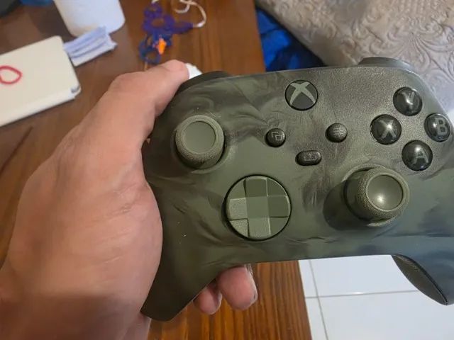 Controle Xbox Wireless Sem Fio Bluetooth (Funciona PC) - Verde Militar