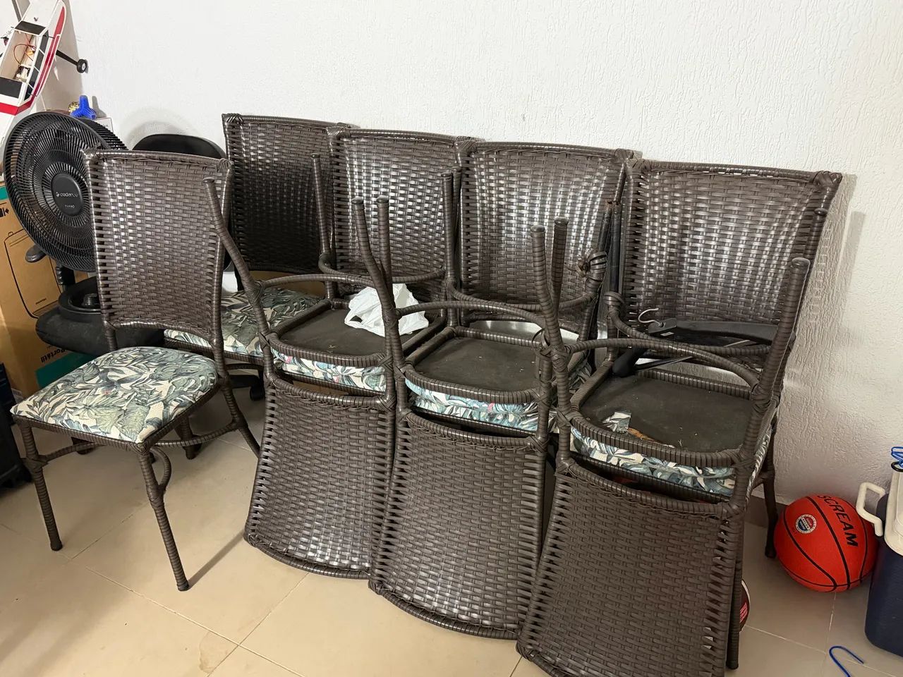 Mesa Riverside Wicker Line 2,20 x 1,00 m com 8 cadeiras - Foto 2
