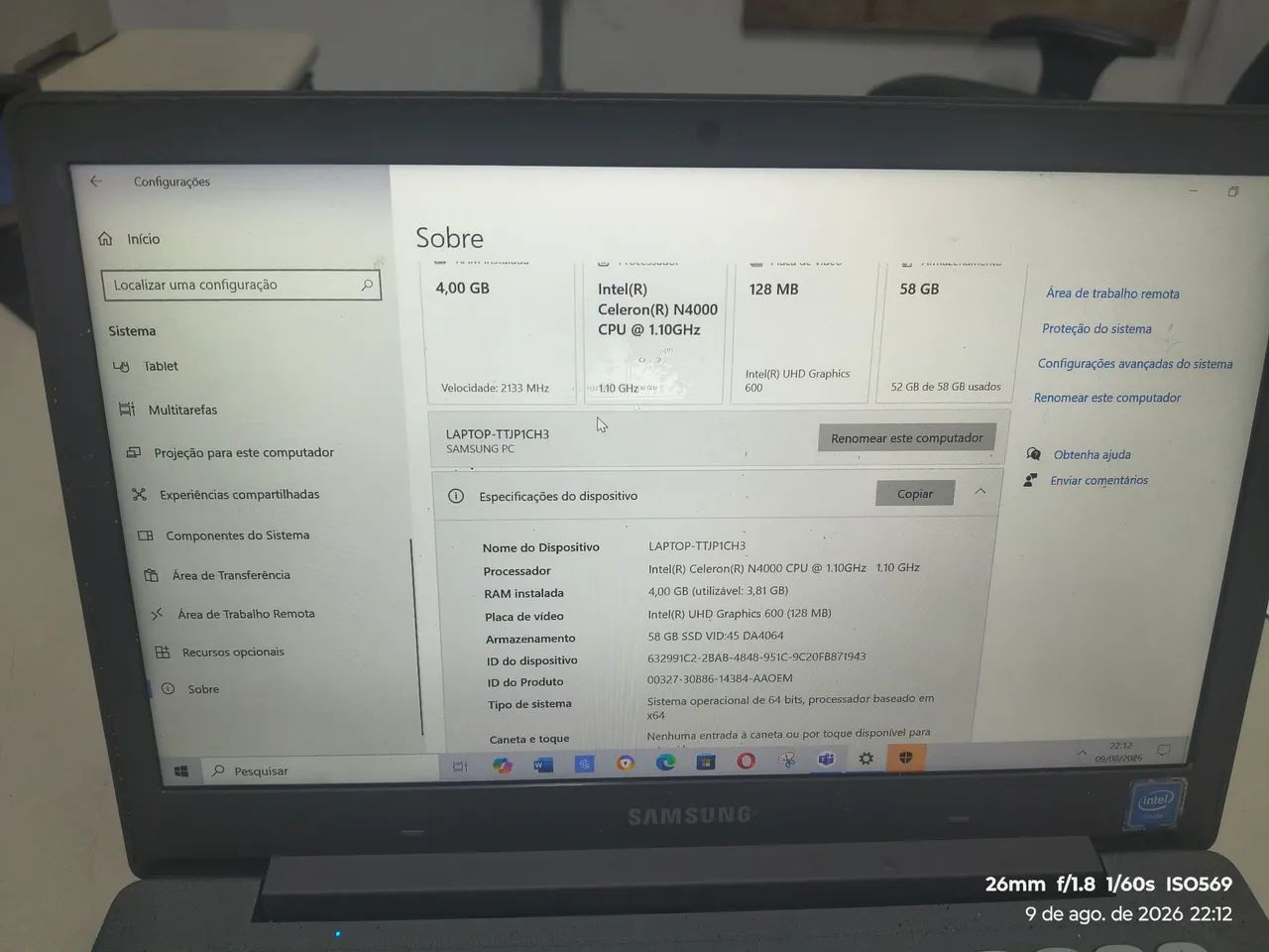 Notebook/perfeito estado - Foto 4