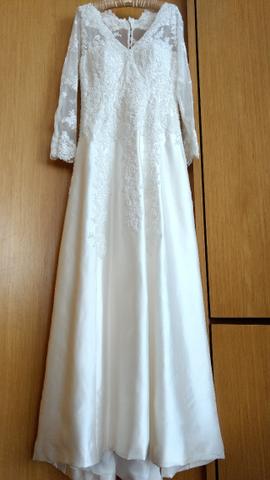 Vestido de noiva LINDÃO + sapato - Foto 5