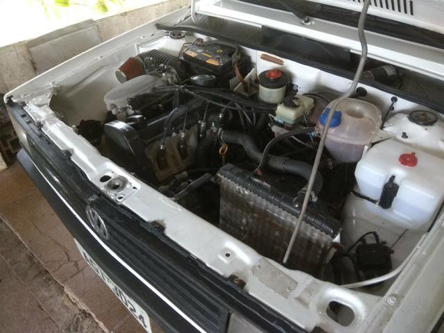 Gol 87 motor AP injetado flex direção hidráulica troco por moto - Foto 8