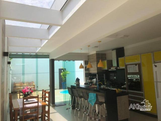 Casa de alto padrão com 3 dormitórios à venda, 198 m² por R$ 600.000 - Residencial Atlânti