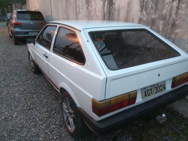 Gol 87 motor AP injetado flex direção hidráulica troco por moto - Foto 3