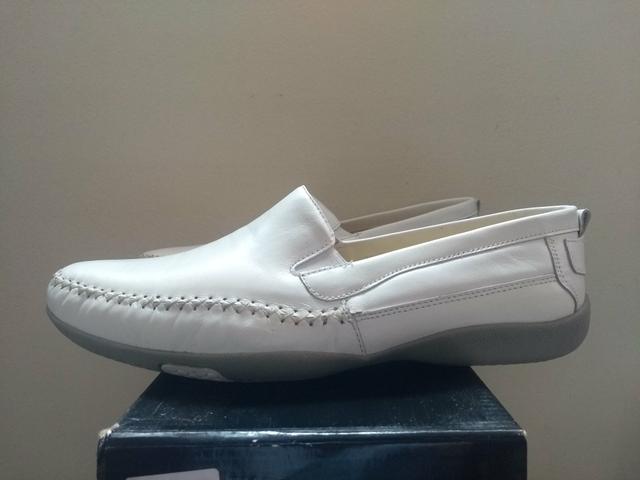 Sapato Branco Tipo Mocassim Branco 43 - Foto 2
