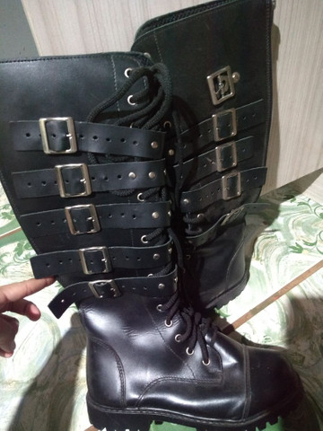 coturno feminino rock