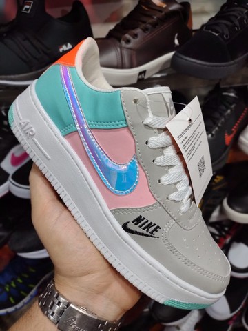 tenis da nike air force colorido