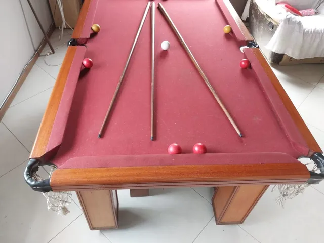 Bola Bilhar Snooker Sinuca 16 Bolas 52 Mm Numeradas Caixa - Preto