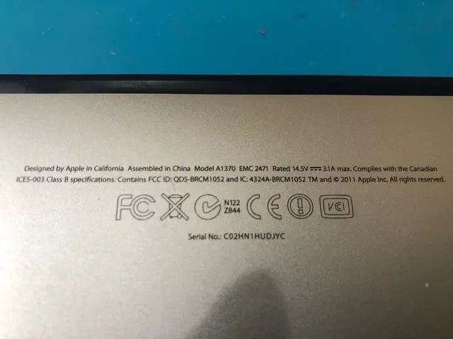 MacBook Air 2011  a1370 i5 2 Gb ram 256 gb de ssd Leia com atenção  - Foto 4