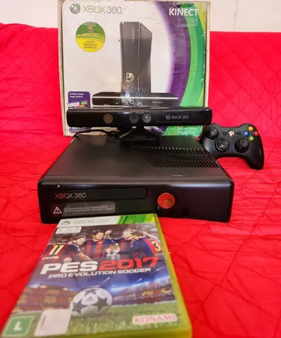 Xbox 360 Bloqueado Completo Original Com Kinect !!! - Escorrega o Preço