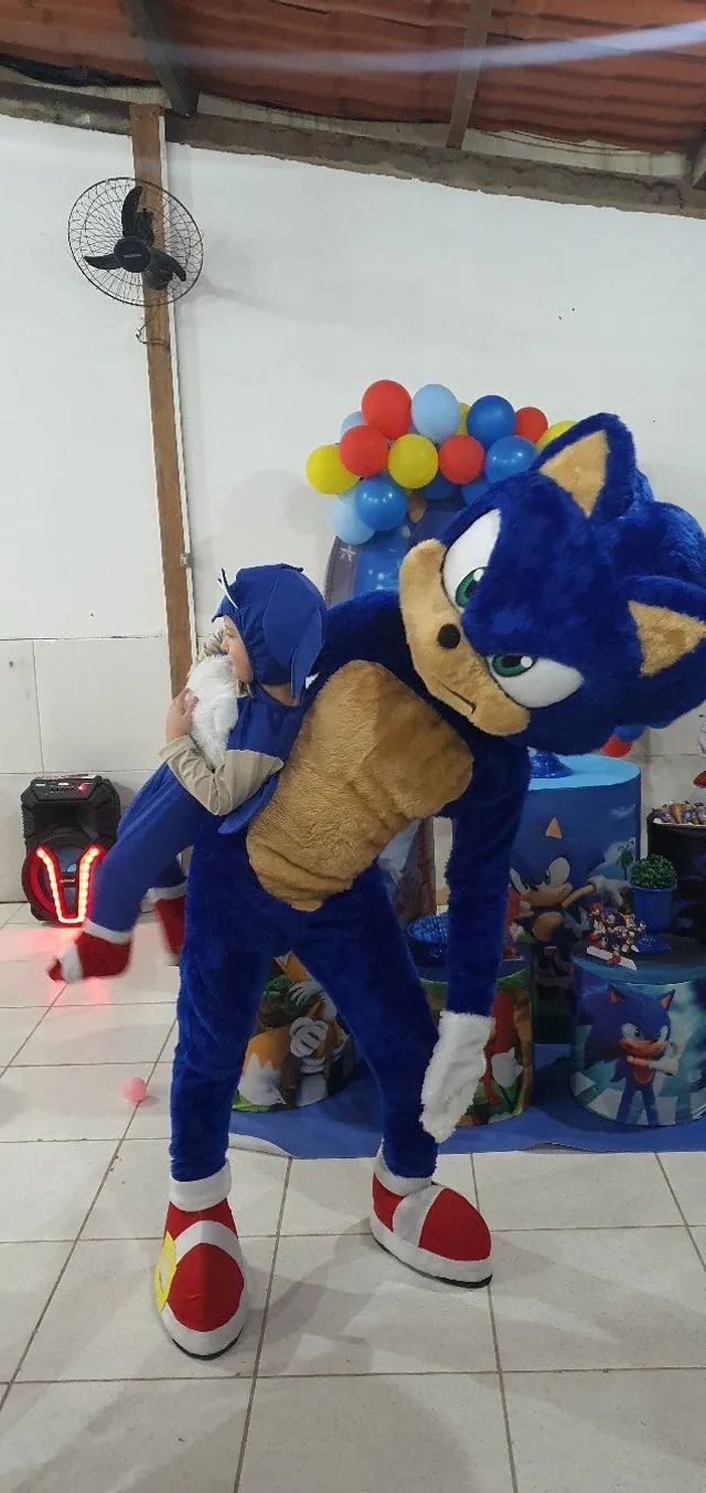 Sonic - Personagem Vivo RJ