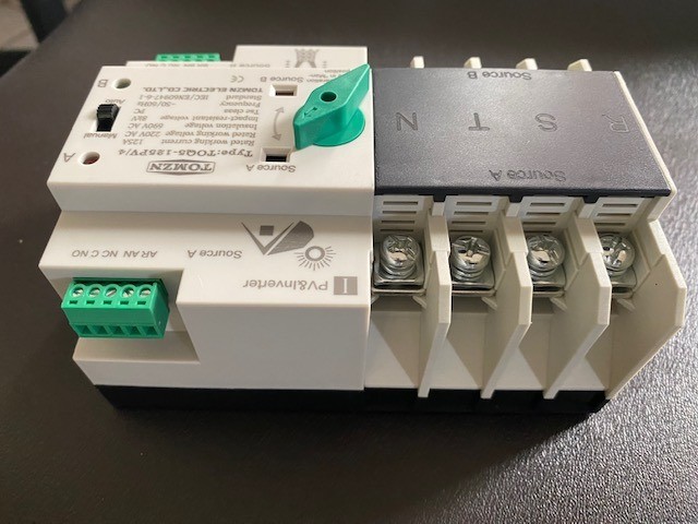 Chave Transferência Gerador Automática e Manual 125A 380V/220V 4P - Foto 3