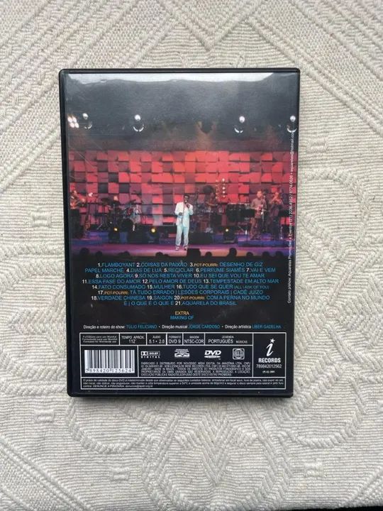 DVD Emílio Santiago - O Melhor das Aquarelas - Foto 2