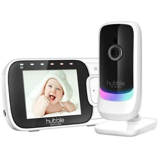 Babá Eletrônica Hubble Connected Nursery View Glow Bivolt