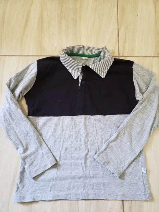 Lote de 6 Camisetas Manga Longa p/Menino  - Foto 6