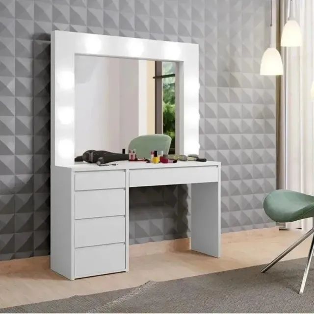 Penteadeira Camarin com LED e Espelho. São Produtos Novos Direto da Fábrica P/Sua Casa! - Foto 3
