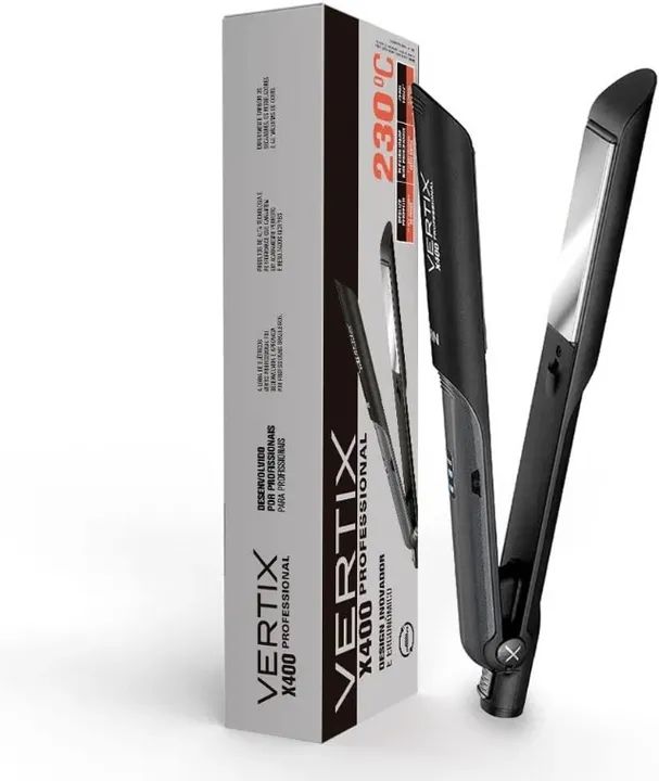 VERTIX Chapa De Cabelo Profissional Bivolt Vertix Cinza
