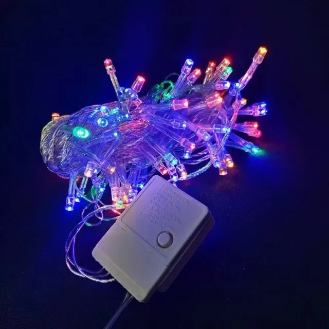 Pisca 100 Lâmpadas Led Colorido 8 Funções 127v