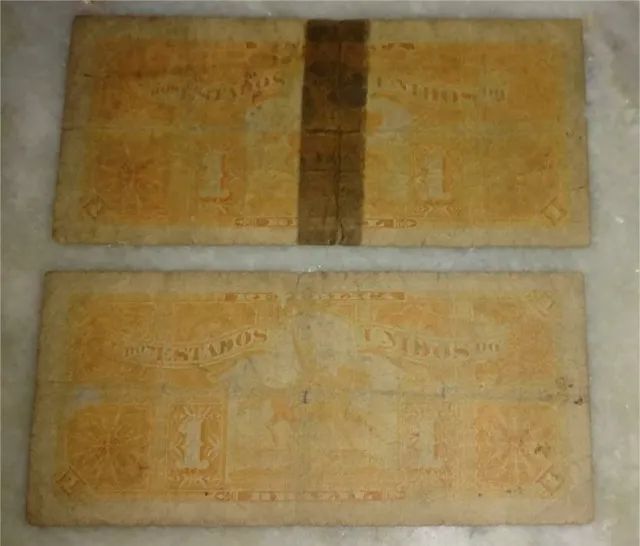 cédulas(duas) 1 mil réis de 1918 com bastante circulação,  - Foto 2