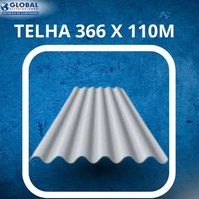 Telha Eternit 366 X 110M 6MM