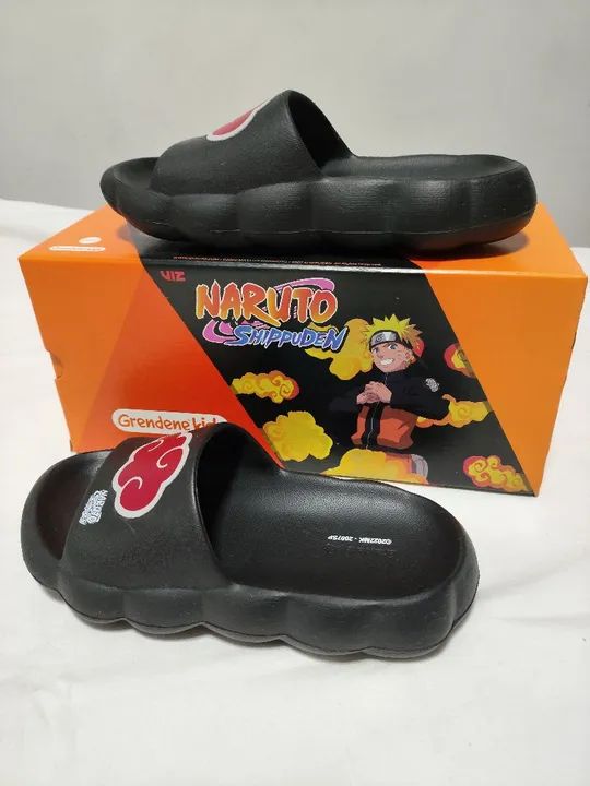 Chinelo menino slide Naruto Grendene - Foto 3