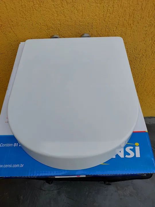 Assento Sanitário CENSI Soft Close - Novo - Foto 5