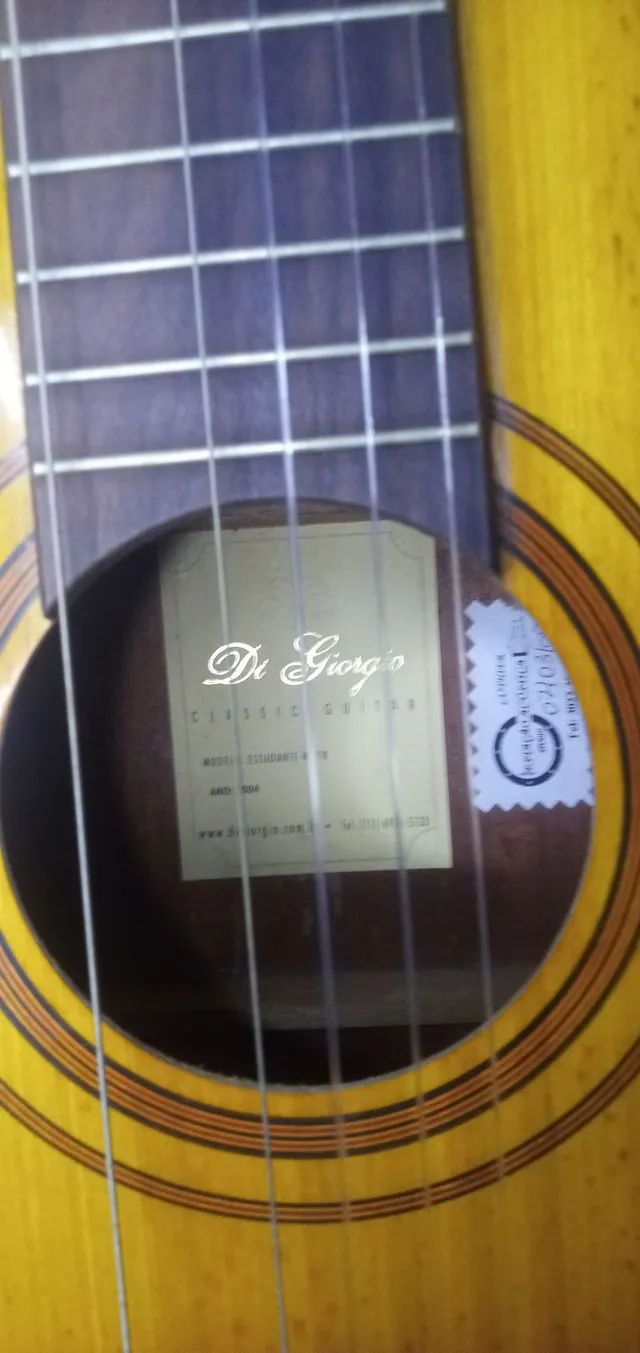 Violao Di Giorgii estudante mpdelo 18 ano ( 2004) usado. - Foto 2