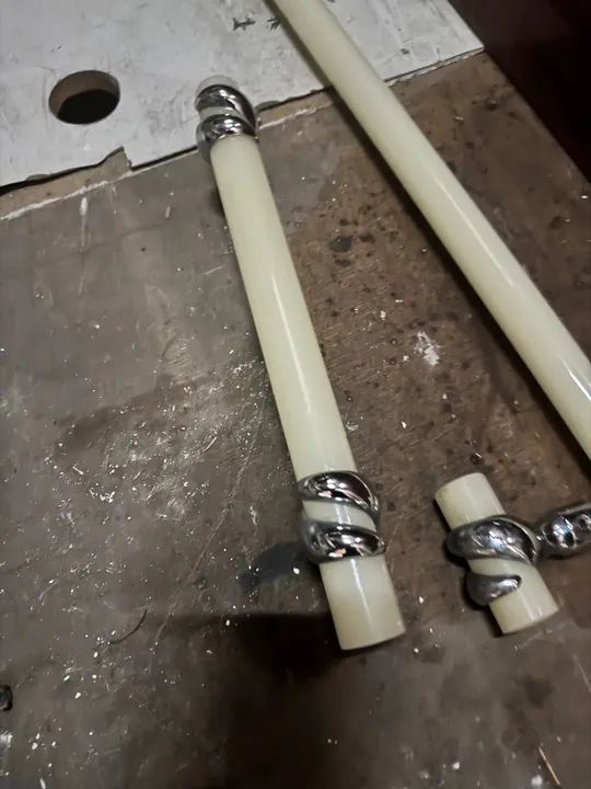 Conjunto vintage de porta toalhas banho mão e rosto perfeitos anos 60 - Foto 4