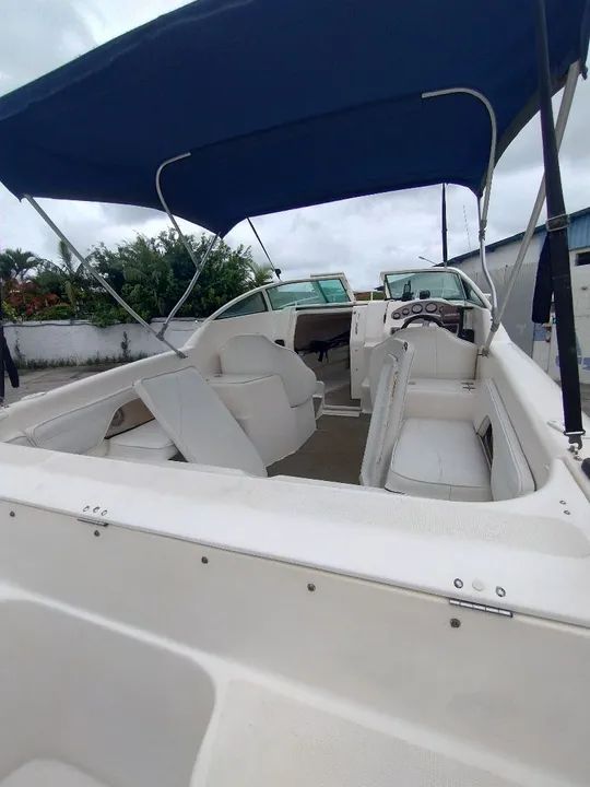 Lancha Phantom 240 Cabinada Motor Evinrude 225HP 2000 - Foto 4