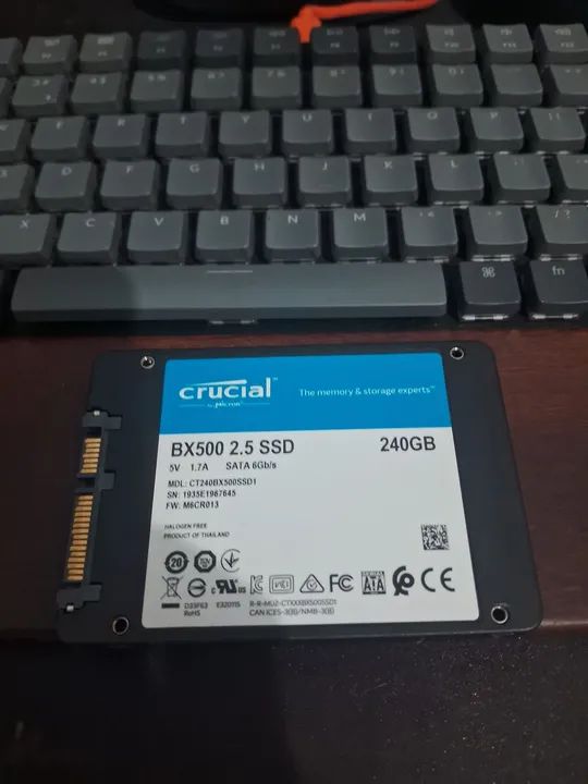 SSD Crucial BX500 240GB SATA 6Gb/s