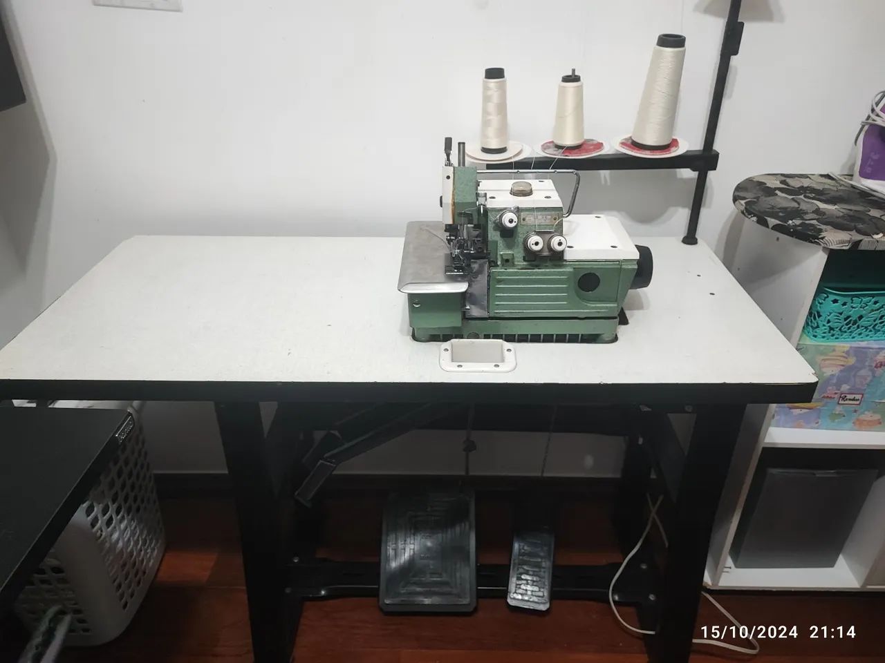 Máquina de costura overloque industrial GN6-3 completa - Foto 2