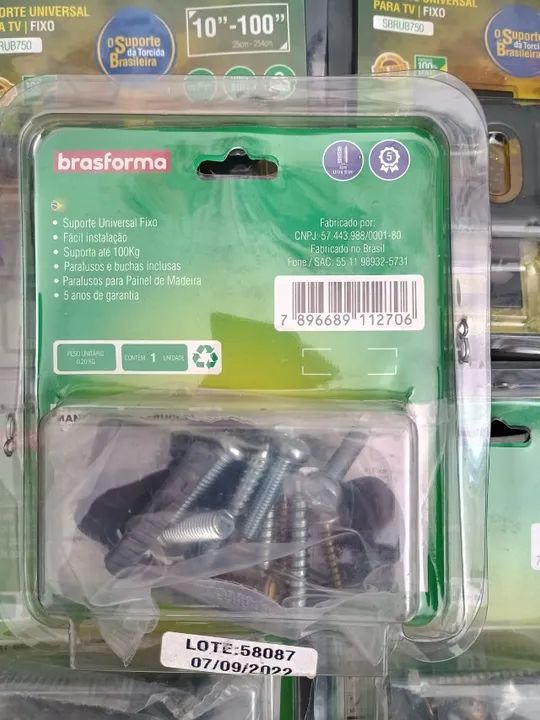 Suporte para TV Universal até 100 polegadas - SBRU750 - Foto 4