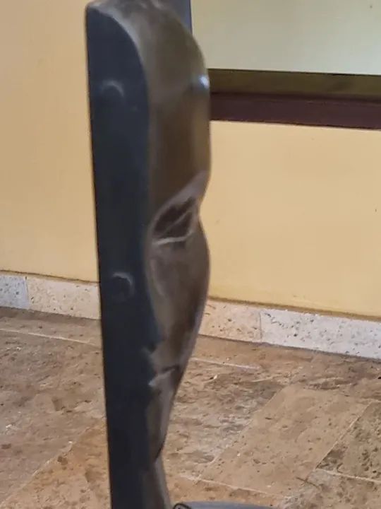 Cabeça de escultura em Ébano, MADAGASCAR - Foto 3
