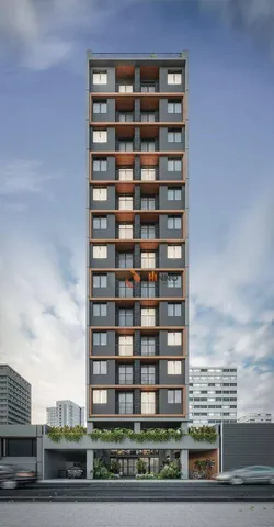 Studio lançamento com 1 quarto, 27 m² no Centro de Curitiba.