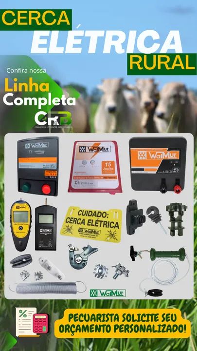 Cerca Elétrica Rural - Pacote Tecnológico Completo na CRB - Foto 5
