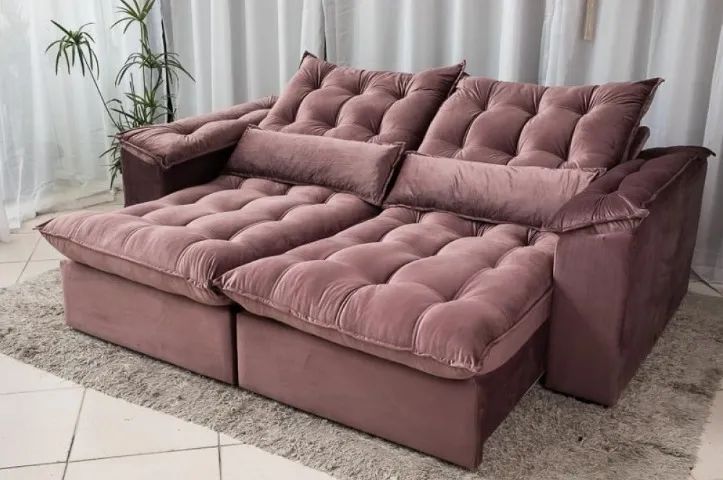 sala sofa retratil e reclinavel 4 lugares - Foto 2