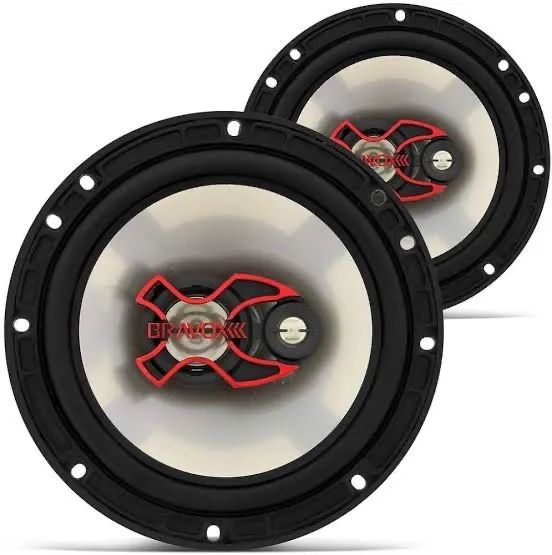 Alto Falante Bravox 6 Polegadas Triaxial B3x60x 100wrms Par
