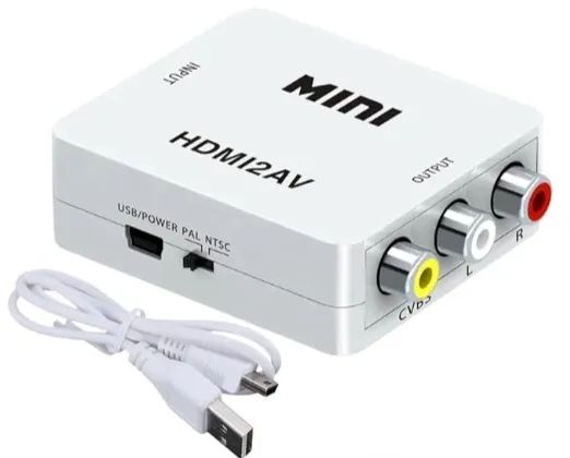 Adaptador Conversor Hdmi Para Video 3rca 2av