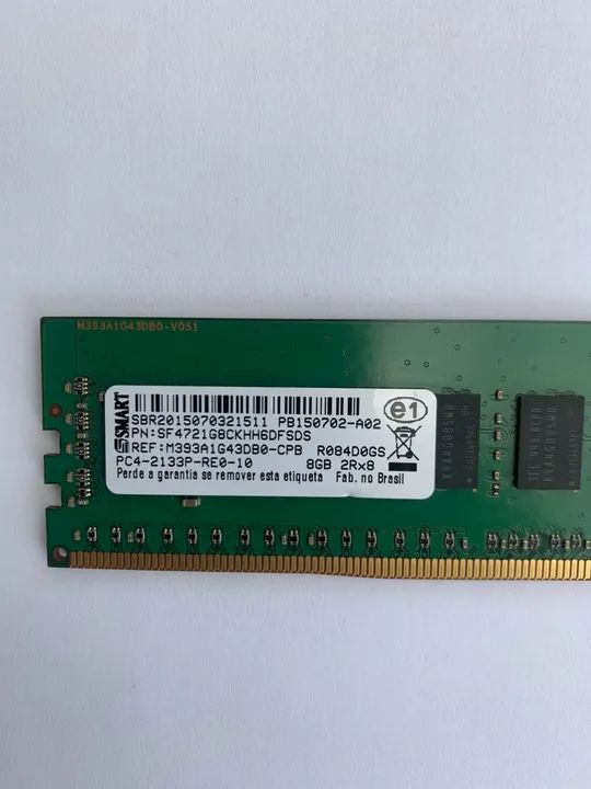 Memória Servidor HP DDR4 8GB PC4  - Foto 2