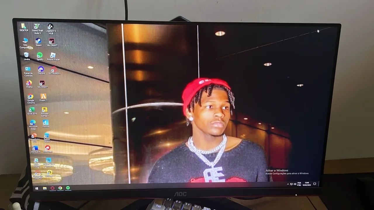 AOC 144hz MONITOR GAMER 24 polegadas 