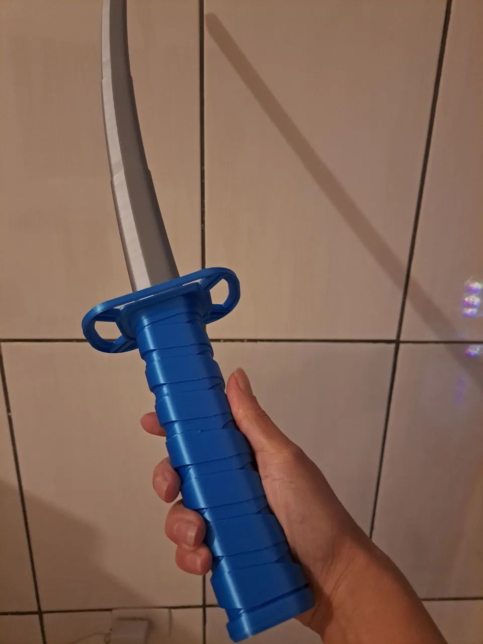 Katana de um samurai decorativo 3D - Foto 5