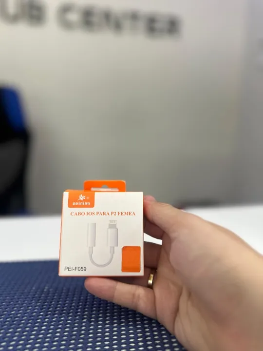 Adaptadores cabo IOS para p2 (auxiliar) femea