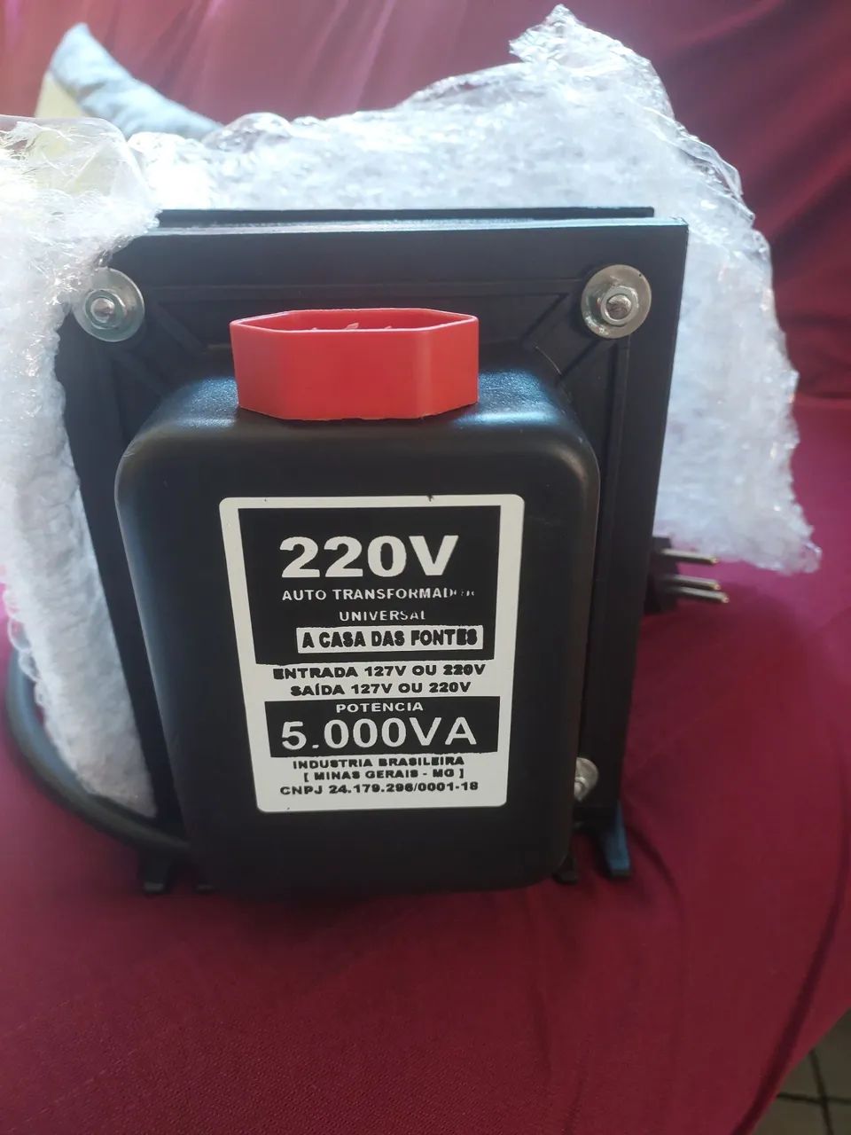 Transformador 5000va novo - Foto 3