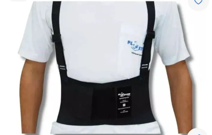 Cinto Lombar com Suspensórios para Trabalho Pesado - Foto 2