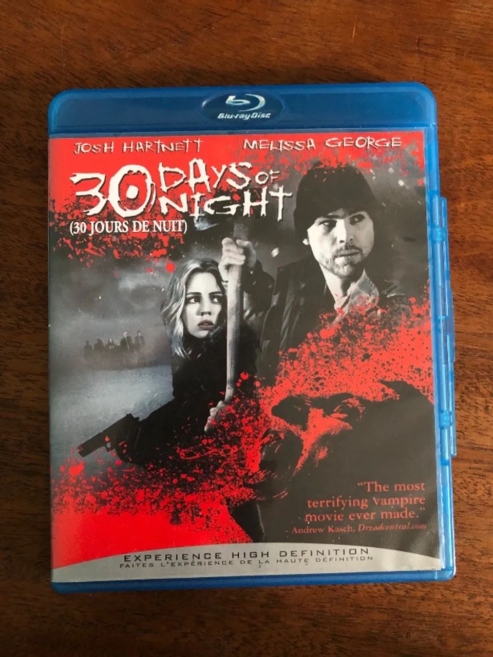 Blu-Ray 30 Dias de Noite. Importado. Com legendas em Português
