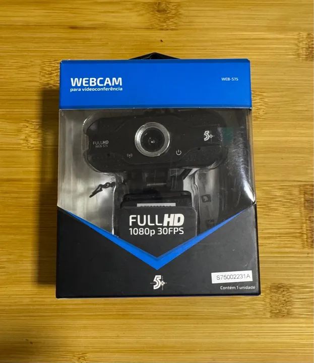 Webcam Full HD 1080p 30FPS - Novo